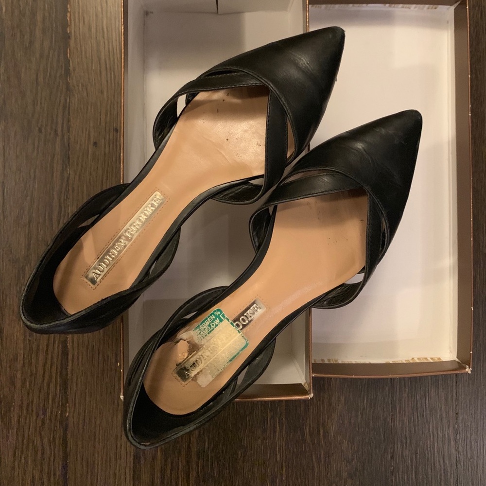 Audrey Burke Black Flats